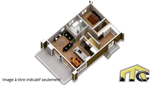 maison usinée scandinave 2 chambres