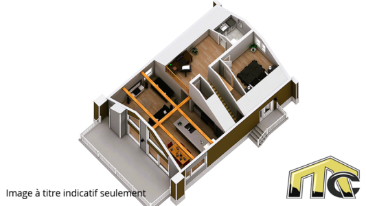 maison usinée scandinave 2 chambres
