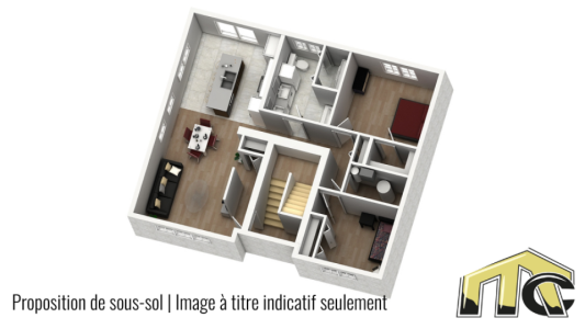 Modèle Adam - Sous-sol