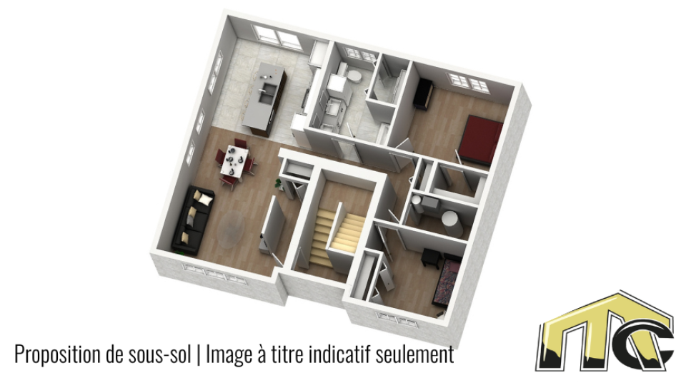 Modèle Adam - Sous-sol